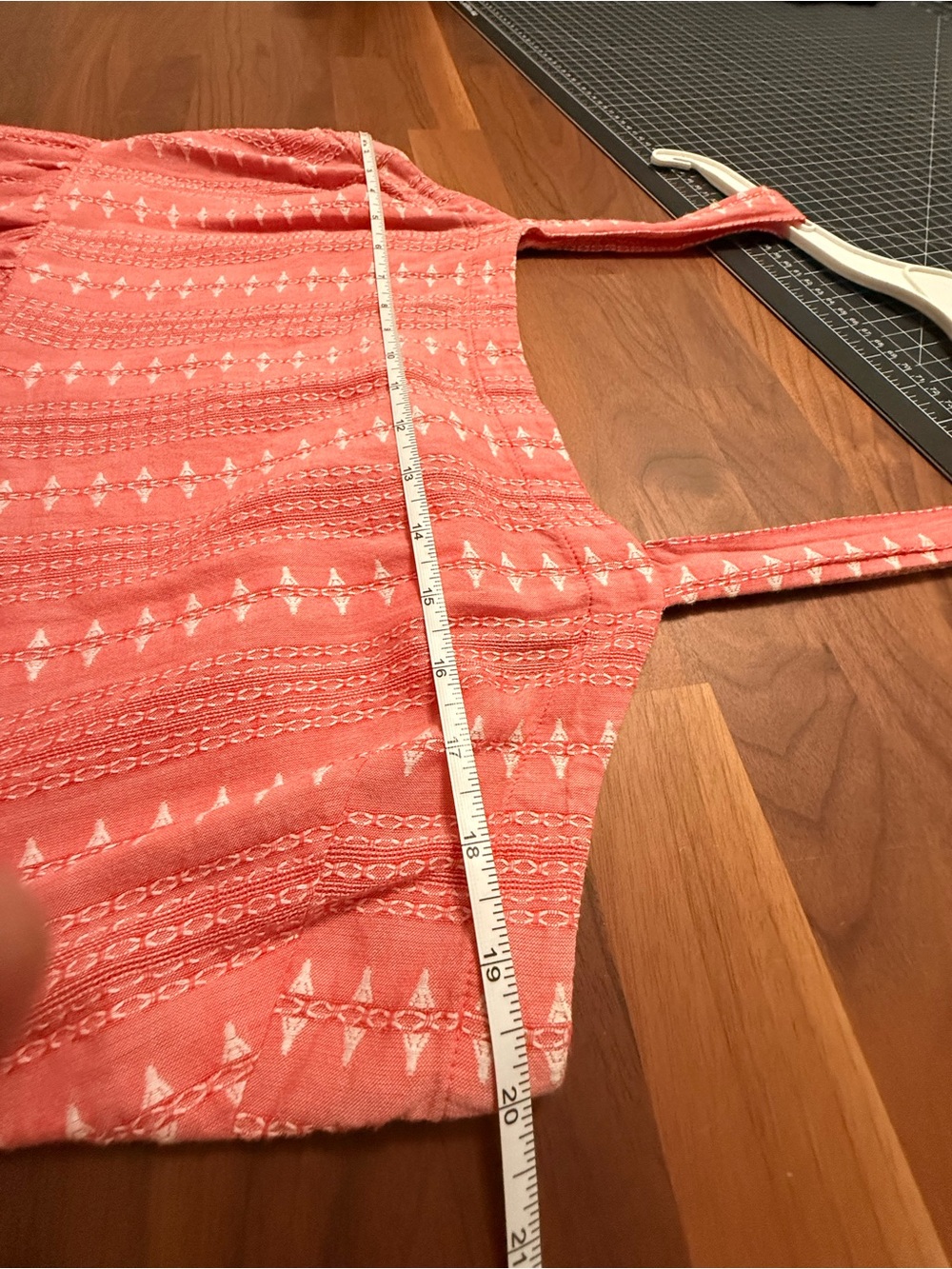 LOFT Coral-Pink Textured Maxi Dress - Picture 5 of 5
